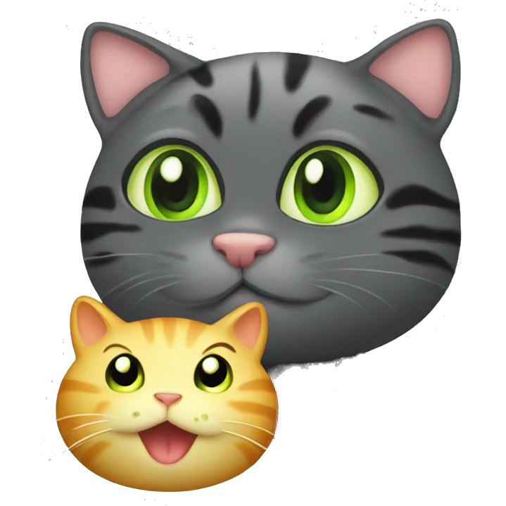 Kitty and froggy emoji