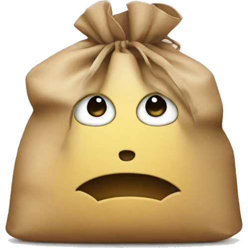Tired smiley with bags under eyes emoji
