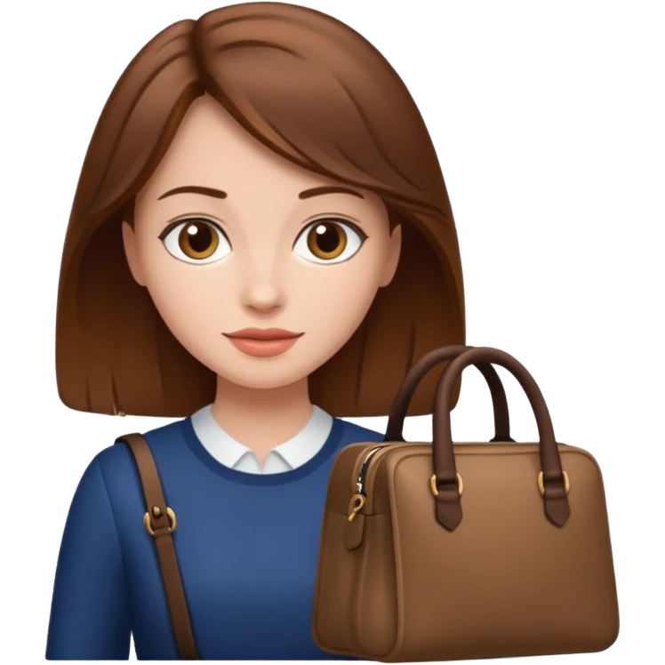 woman with bag emoji