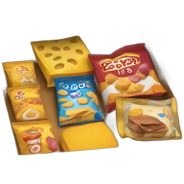 drawer with snacks emoji
