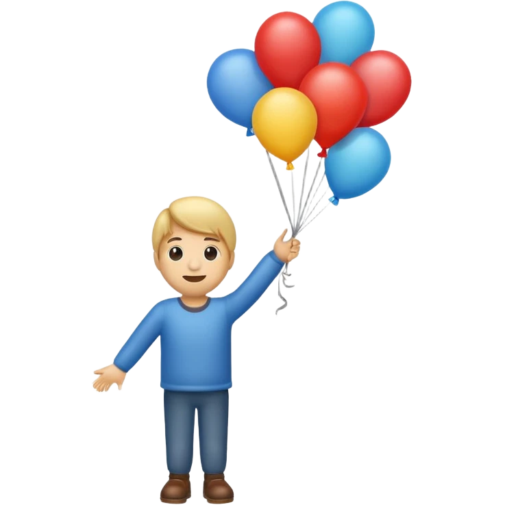 Balloon person emoji