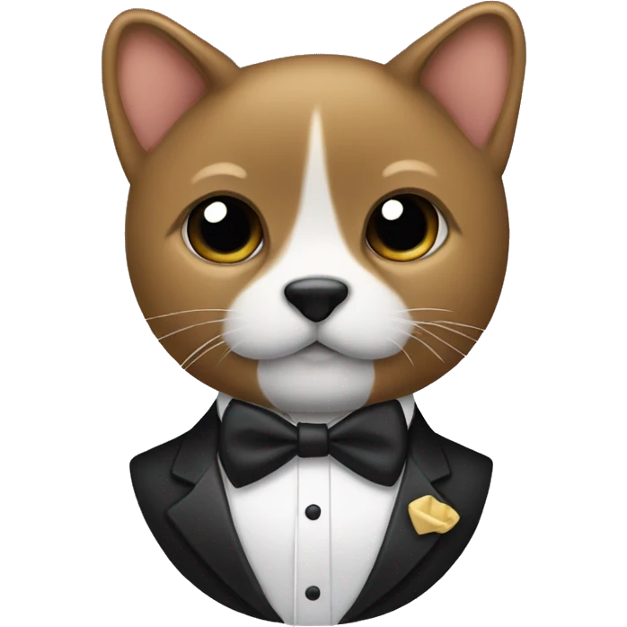 tuxedo with bowtie clothing emoji