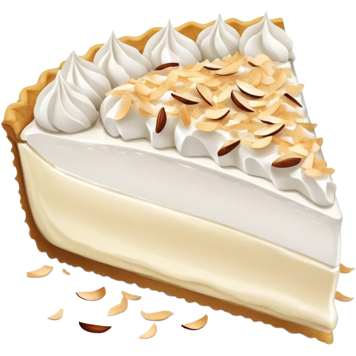 Coconut cream pie cheesecake  emoji
