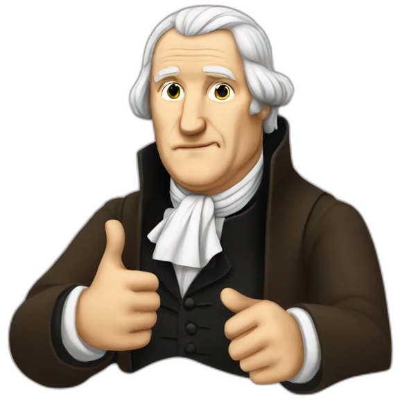 Hegel thumbs up emoji