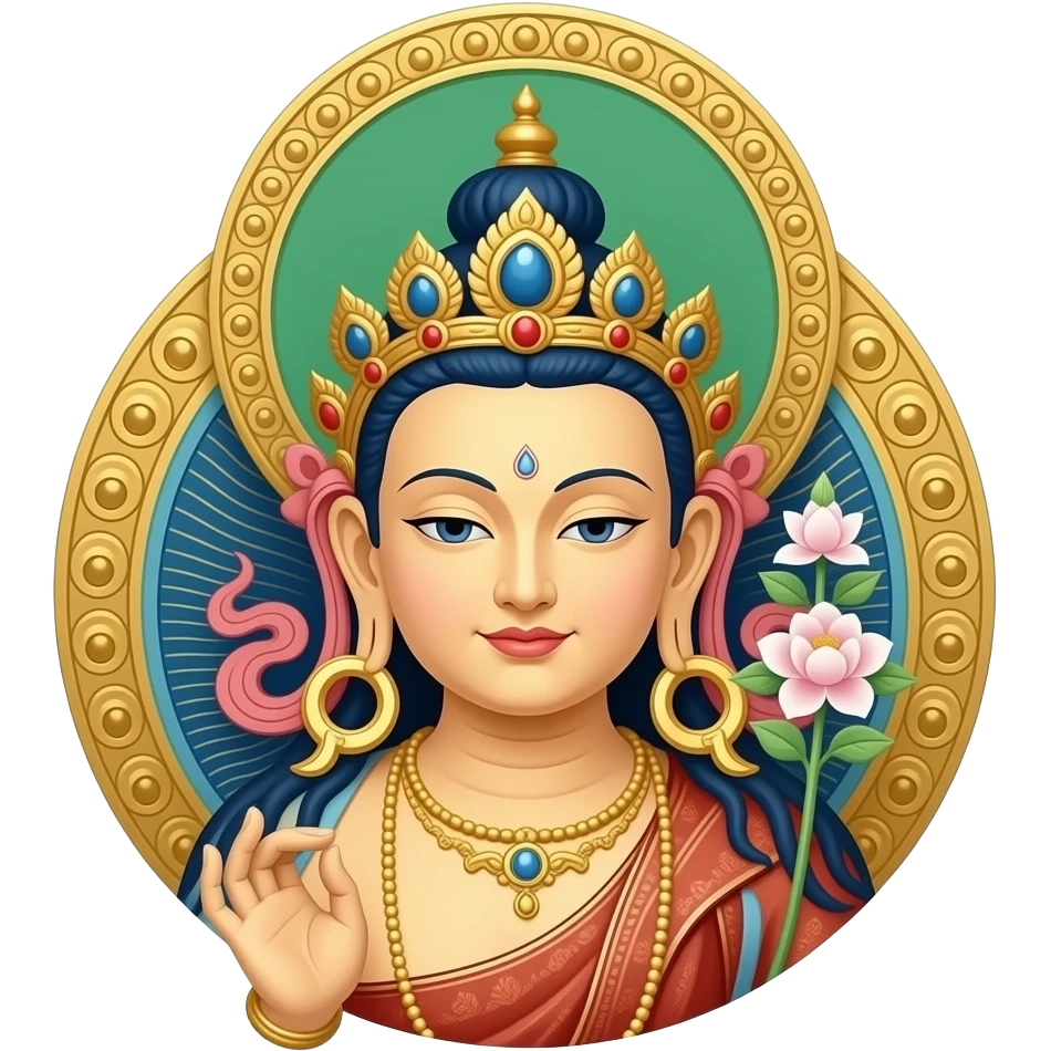 tantric goddess Vajradevi,  a supreme female Buddha emoji
