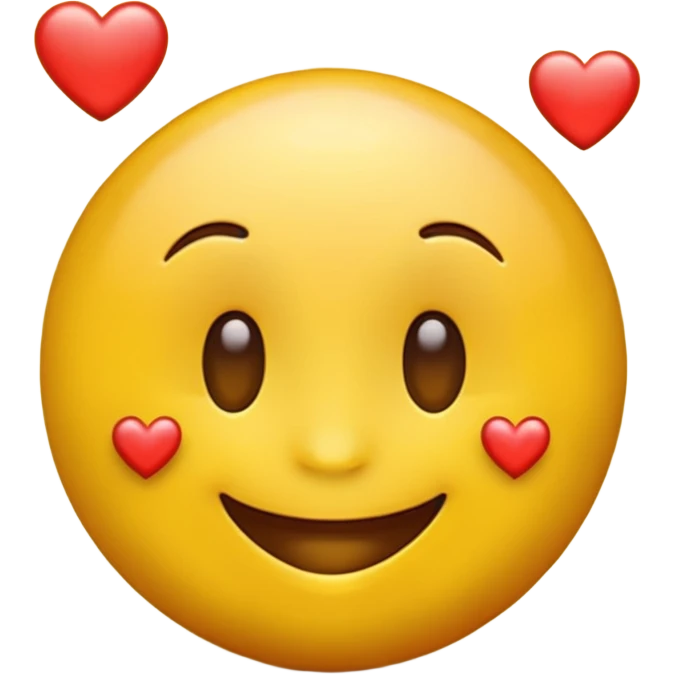stoned emoji with hearts emoji
