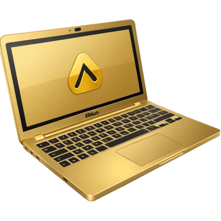 gold laptop with ableton emoji