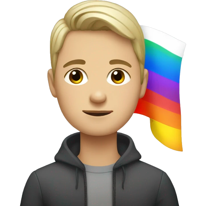 Lgbtq+ person in russia emoji
