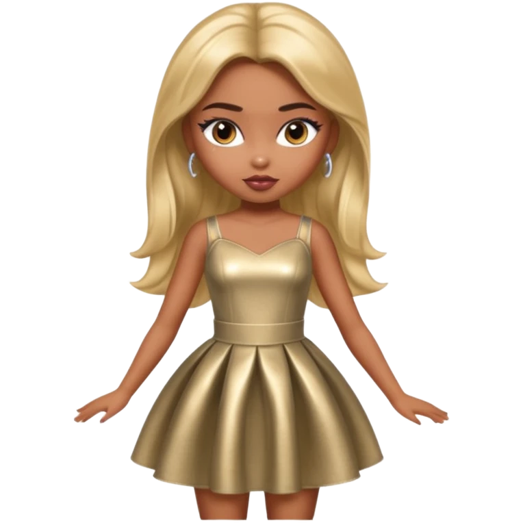 a pretty bratz dusky girl in a metri emoji