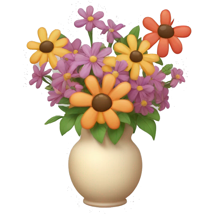 vase with flowers emoji