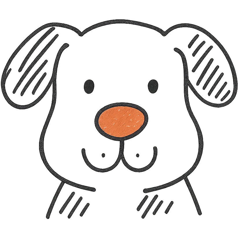 dog with a red nose emoji