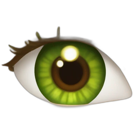 Blond boy Green-brown  eye kissing brunette girl Green eye emoji