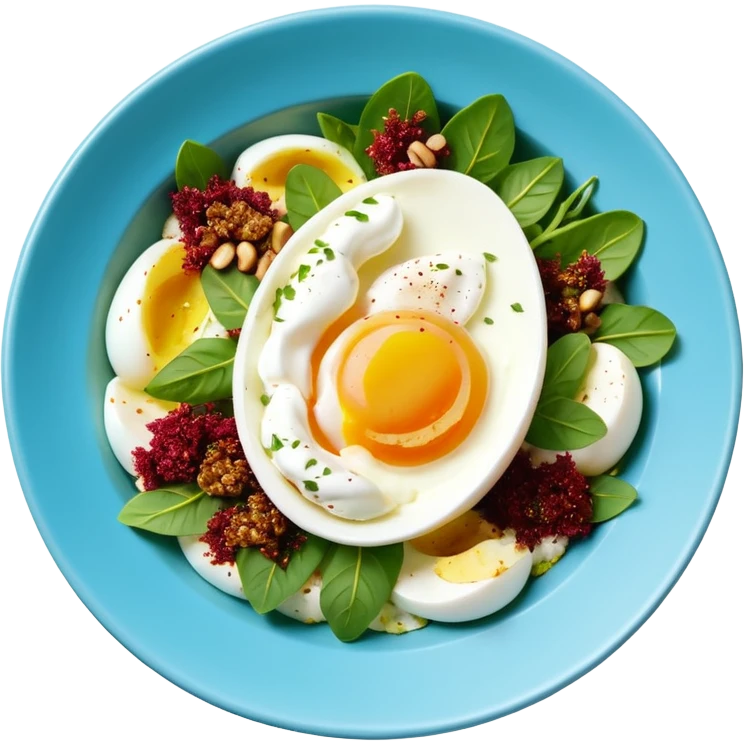 Egg, Labneh and Sumac Salad Bowls
 emoji