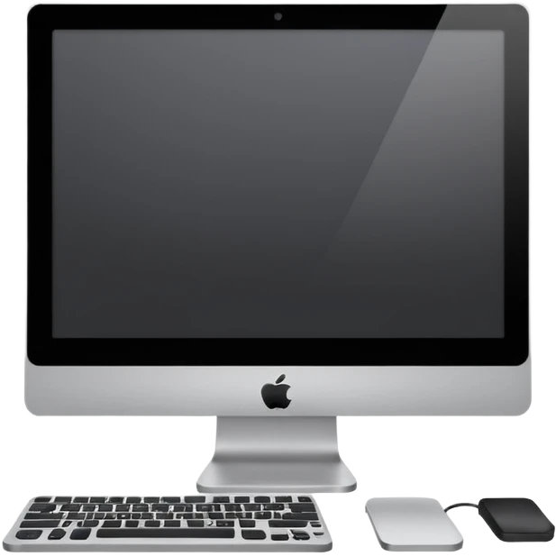 desktop computer showing programming code, simple, clear, no text emoji