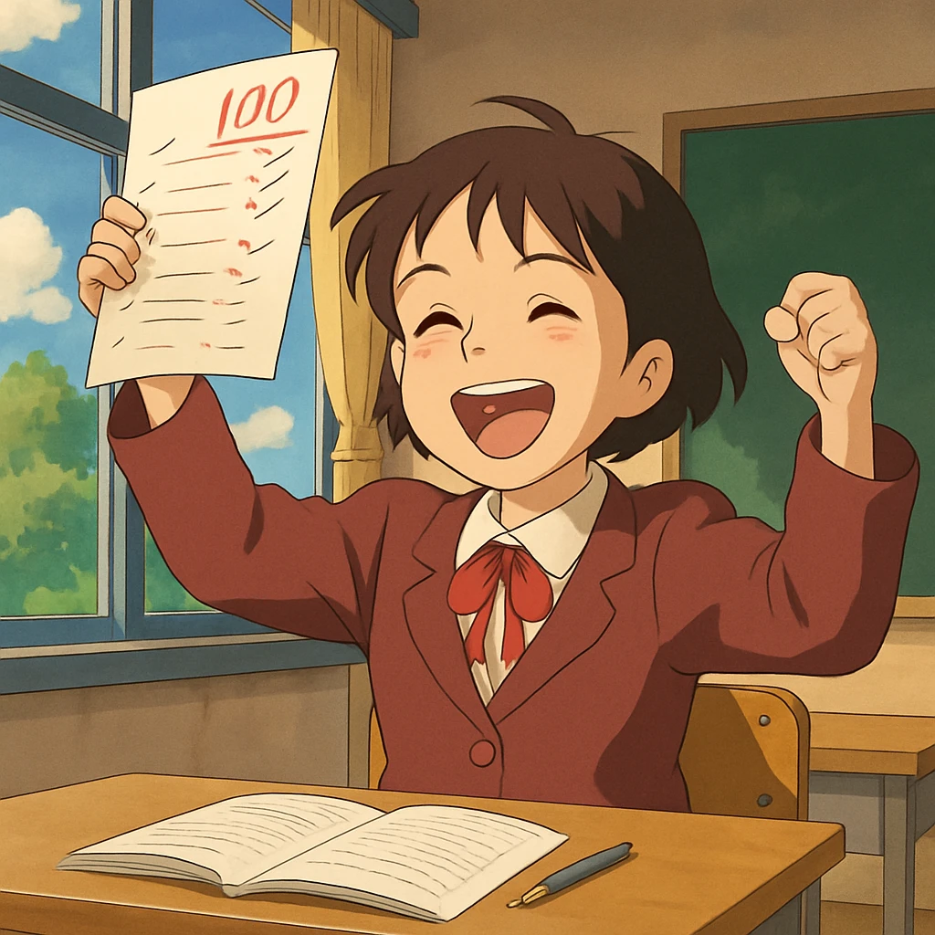 pass an exam emoji