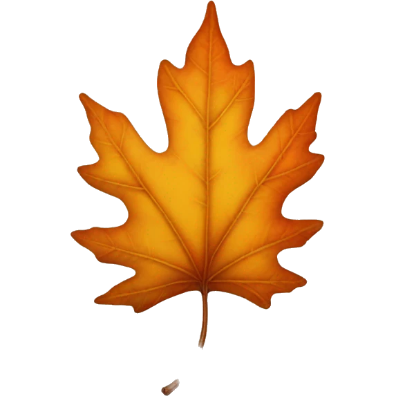autumn leaf emoji