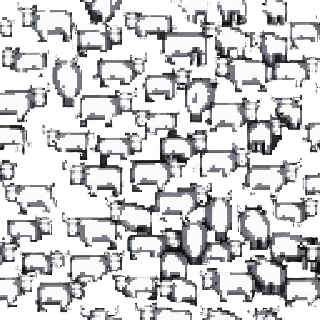 many oxen in a group emoji