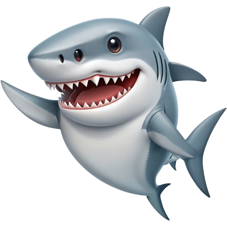Shark giving thumbs up emoji
