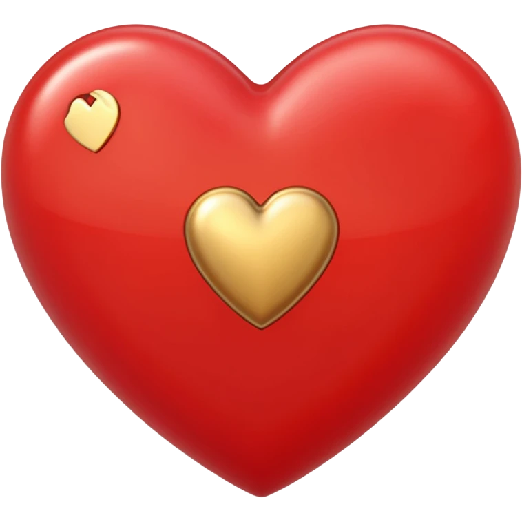 red heart plus emoji