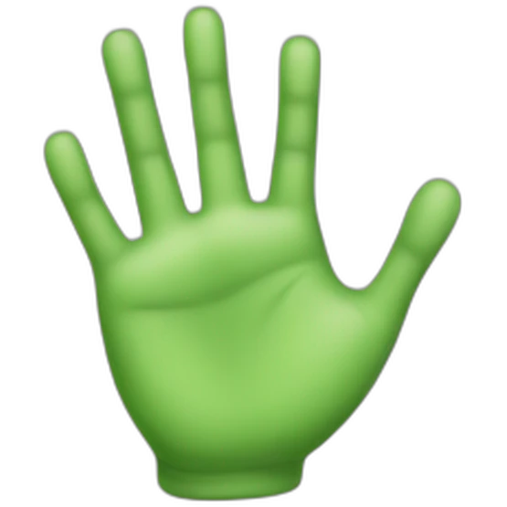 cartoon hand emoji