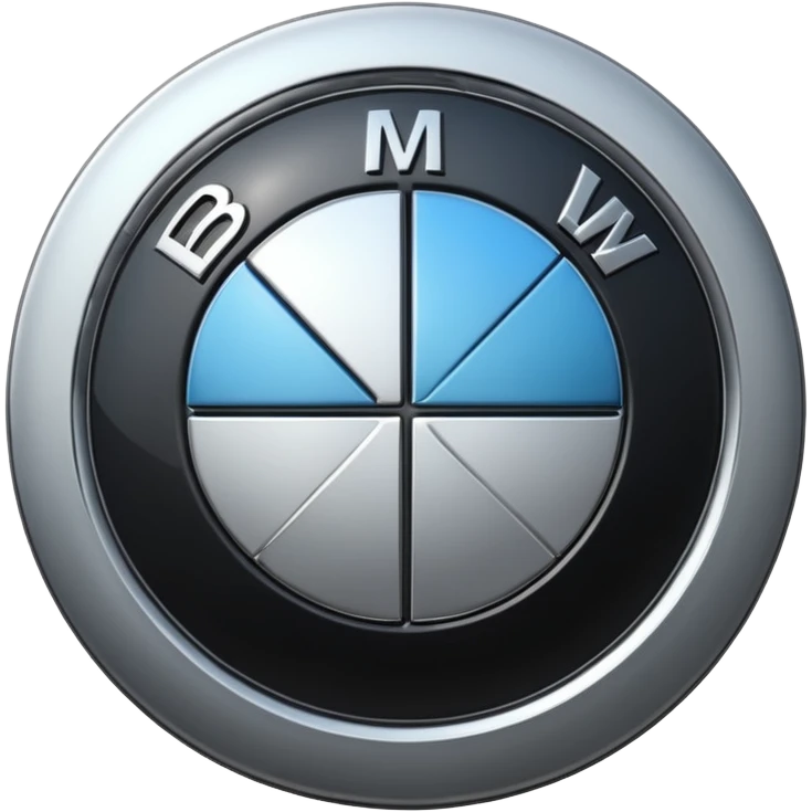 Bmw symbol real without double layer  emoji