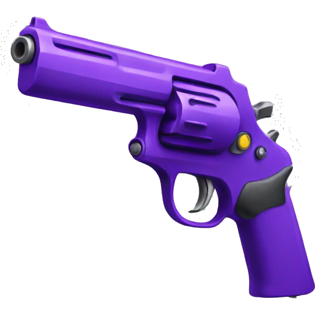 purple gun emoji