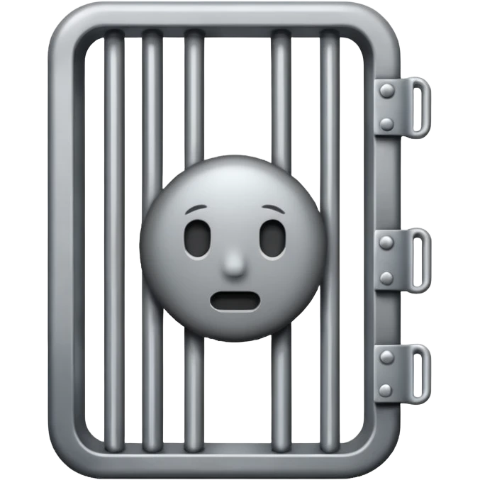 Prison bars emoji