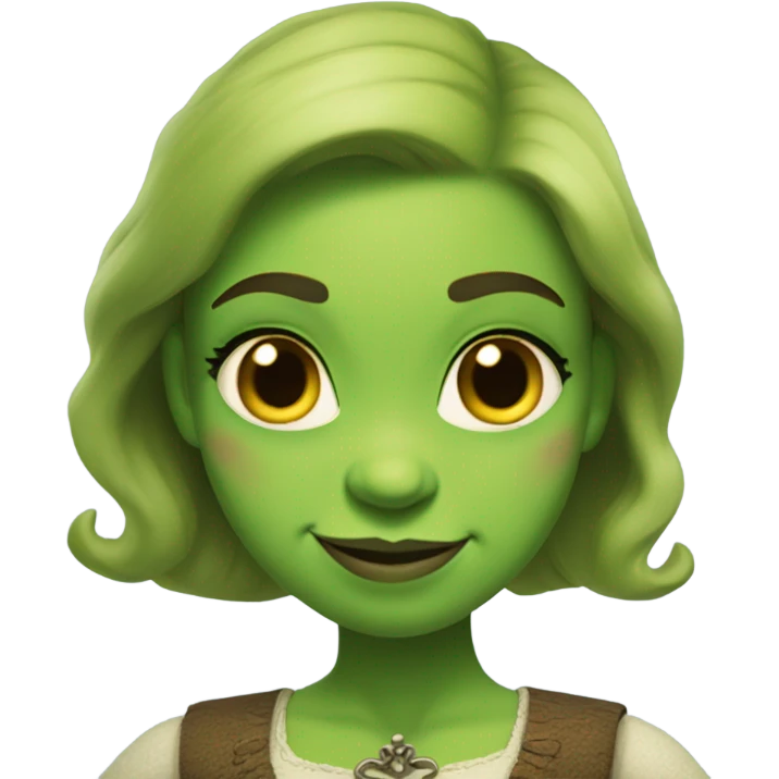 female shrek  emoji