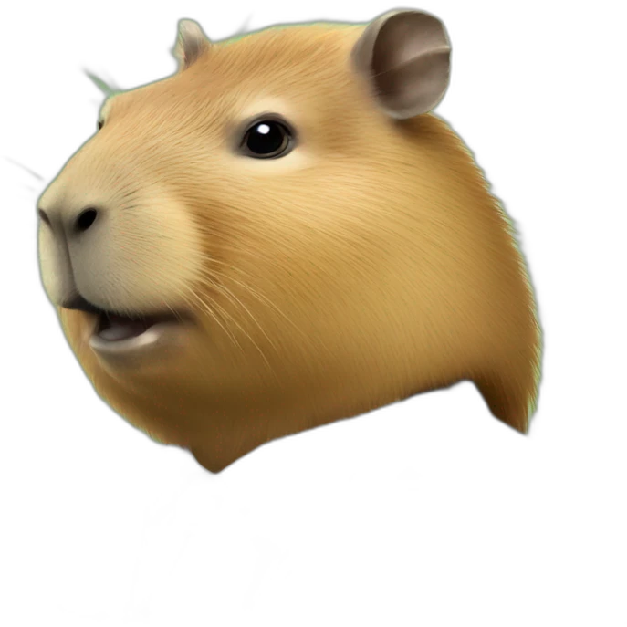 Capybara sur macron emoji