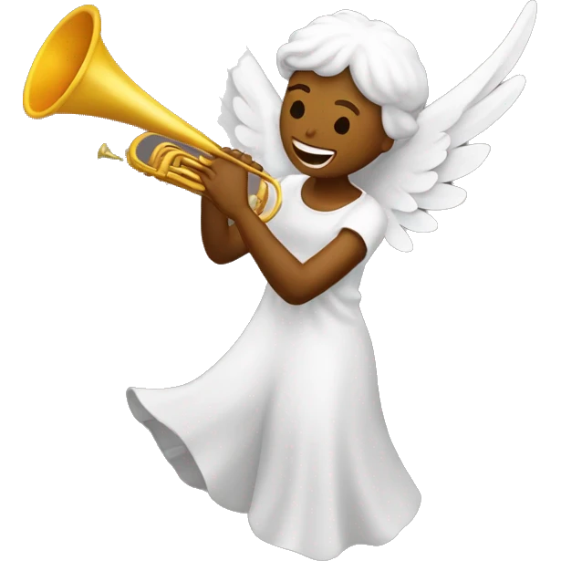 Angel trumpets flower emoji