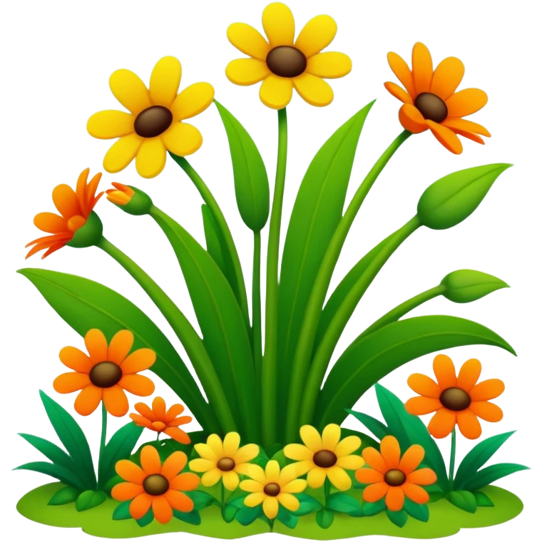 crea un emoji de un jardín emoji