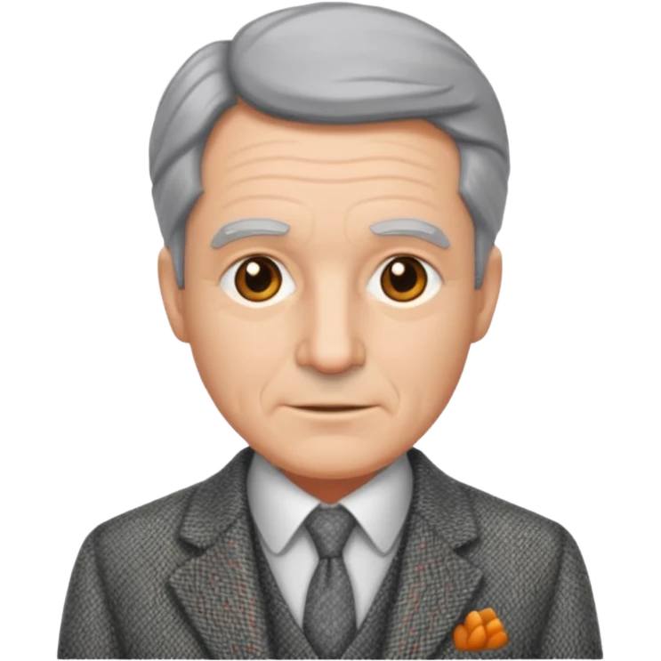 Old british vibe suit man emoji