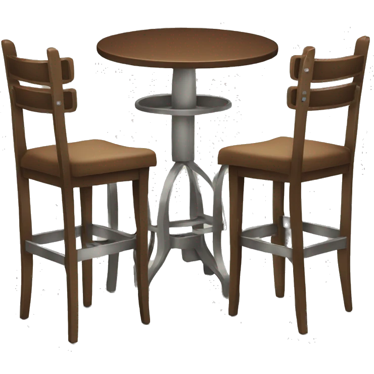 table bar chairs emoji