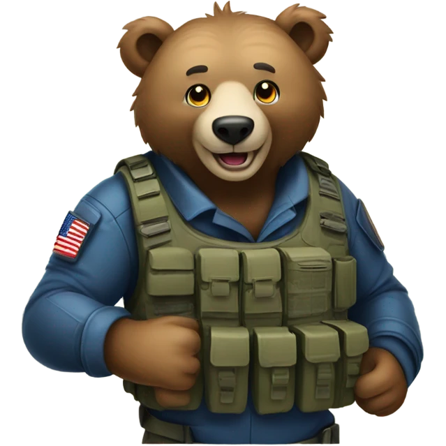 tactical bear thumbs up emoji