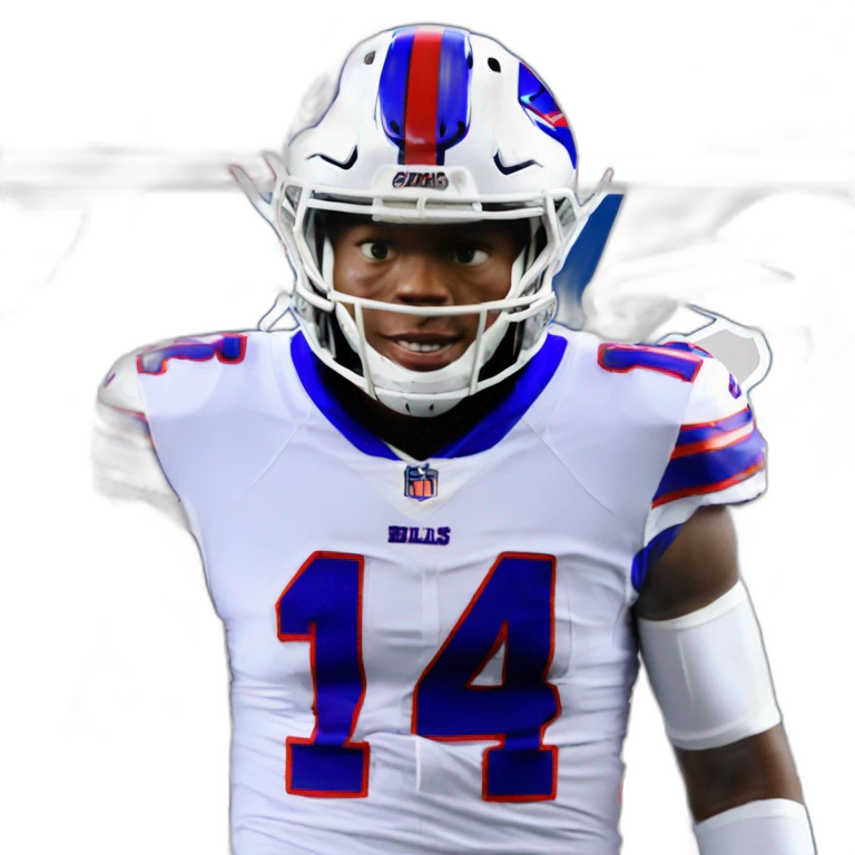 josh allen in a bills jersey emoji
