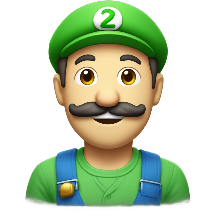 Luigi from Super Mario emoji