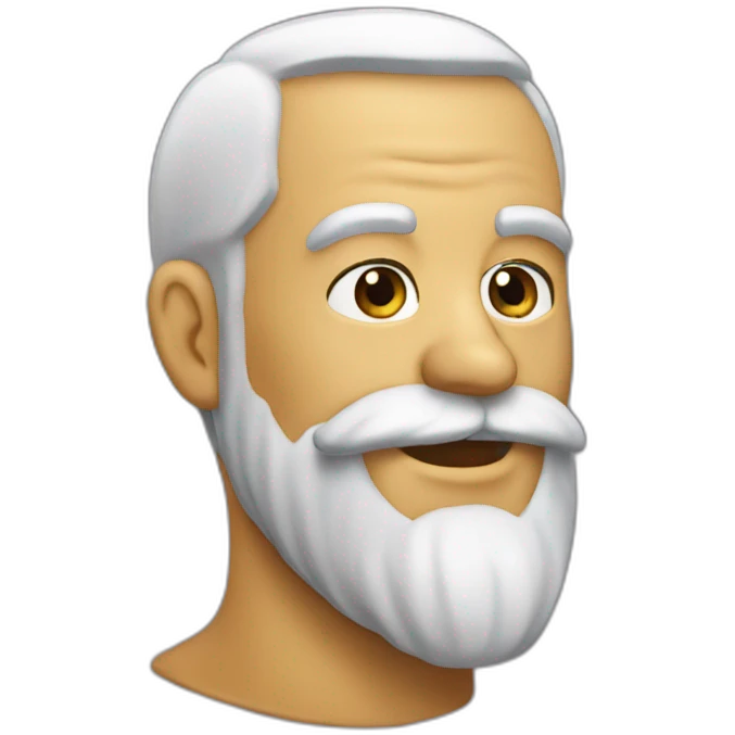 Laden avec un barbe emoji