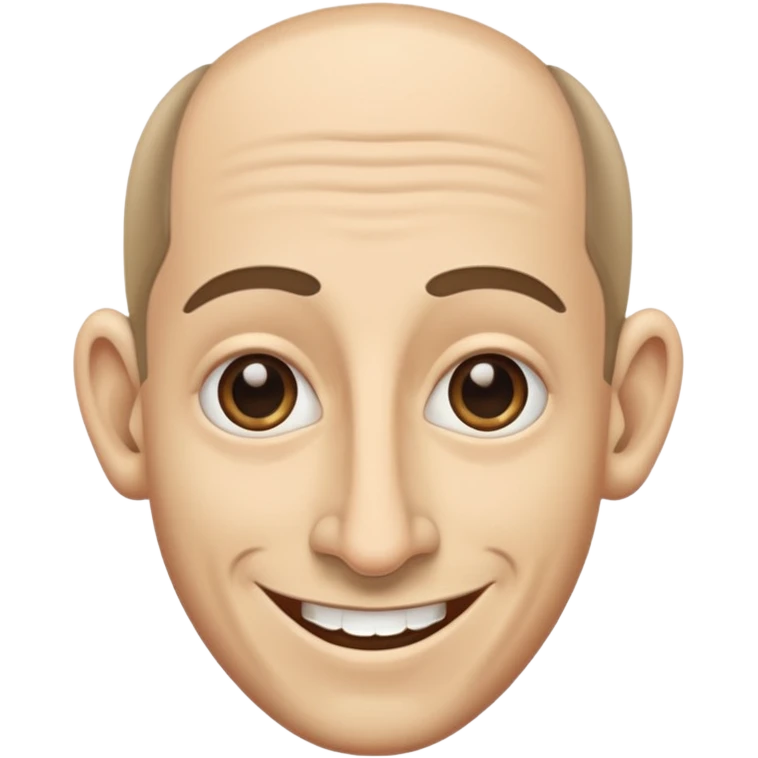 Create a Jewish with a big nose and has a big sneaky smile emoji