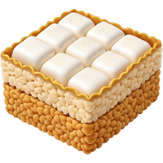 Rice crispy treat facele emoji