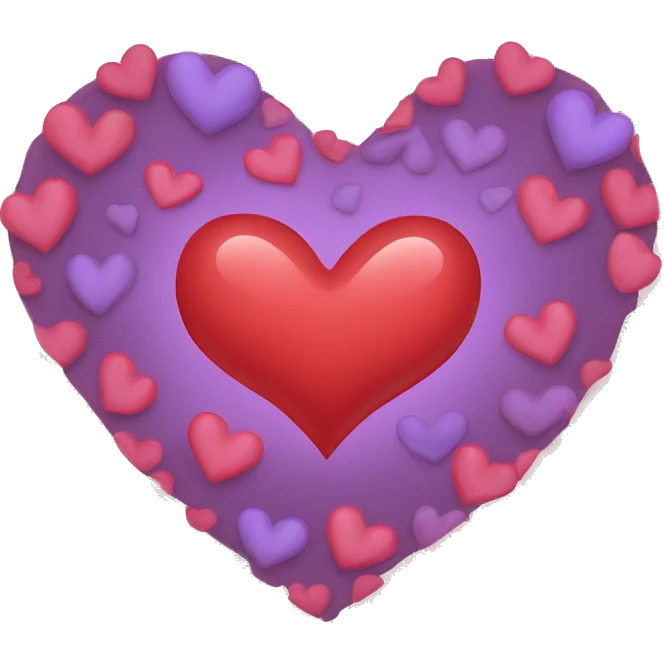 Heart with hearts inside of it  emoji