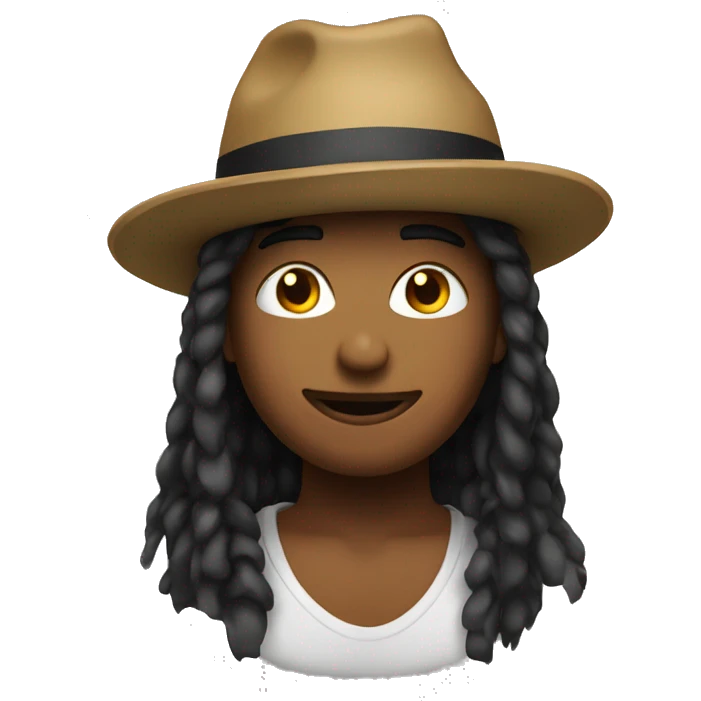 me with hat emoji
