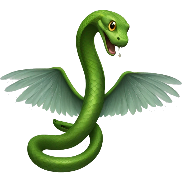 snake with wings emoji