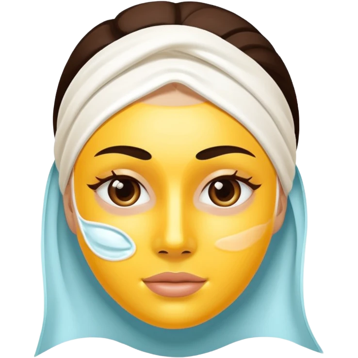 skincare mask emoji