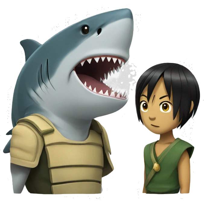 shark with toph emoji