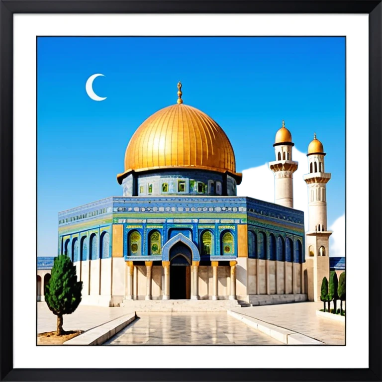 Dome of the rock, Palestine emoji