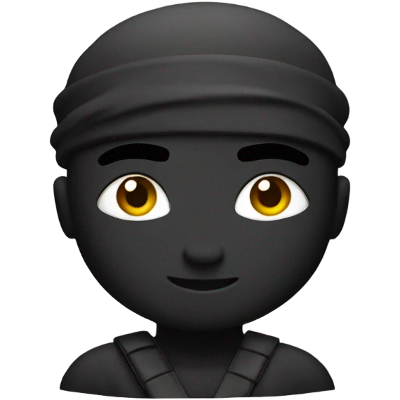 Ninja with a low taper fade emoji