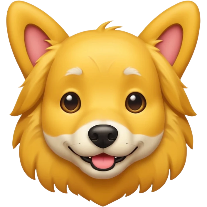 سگ زرد  emoji