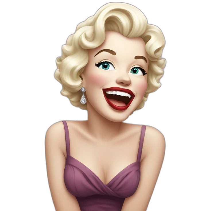 MarilynMonroe-smile emoji