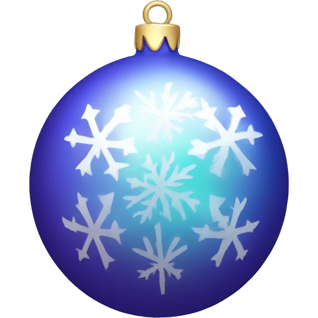 shiny christmas ball emoji