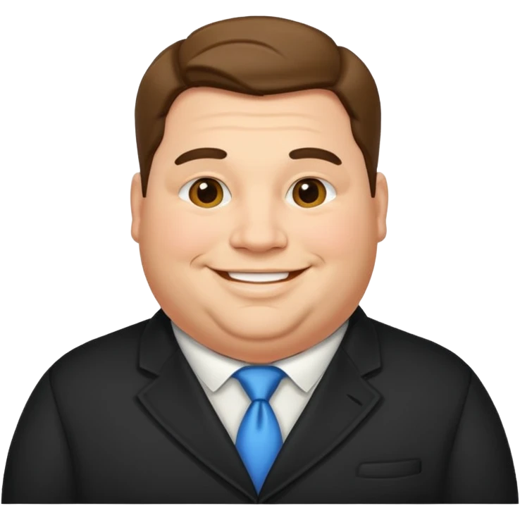 fat handsome rich man emoji